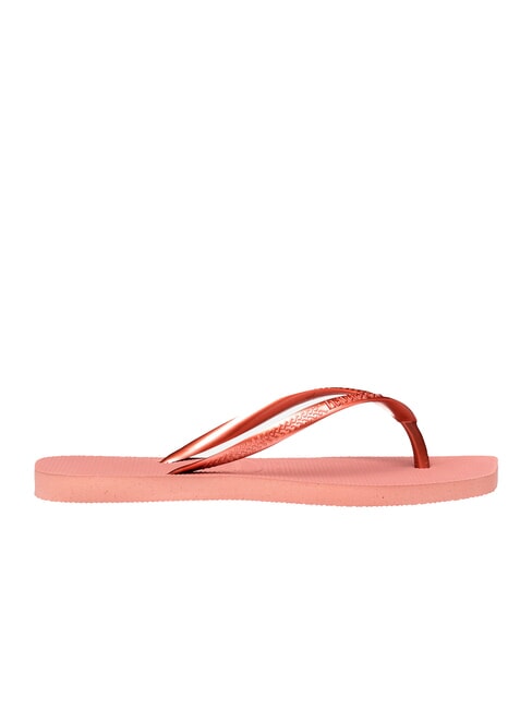 SLIM SQUARE Tongs à bout carré CROCUS / ROSE - Chaussures Femme
