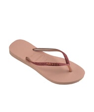 HAVAIANAS SLIM GLITTER II Tongs rose/rose - Chaussures Femme - 2