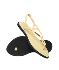 HAVAIANAS LUNA POINT Sandale tongs crème au beurre - Chaussures Femme - 5