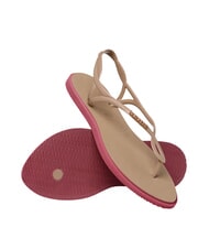 HAVAIANAS LUNA POINT Sandale tongs rose / or - Chaussures Femme - 5