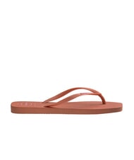 HAVAIANAS SQUARE LOGO Tongs argile rose - Chaussures Femme - 3