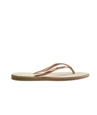 HAVAIANAS SLIM POINT Tongs or rose/beige - Chaussures Femme - 3