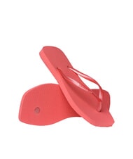 HAVAIANAS SLIM SQUARE Tongs à bout carré corail tropical - Chaussures Femme - 5