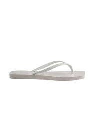 HAVAIANAS SLIM SQUARE Tongs &agrave; bout carr&eacute; blanc - Chaussures Femme - 3