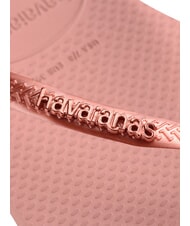 HAVAIANAS SLIM LOGO Tongs crocus rose/blush doré - Chaussures Femme - 4