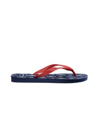 HAVAIANAS tongs TOP NAUTIQUE bleu marine/rouge rubis - Chaussures Homme - 3