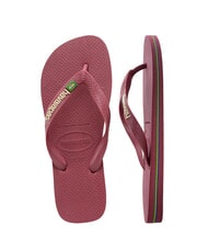 HAVAIANAS BRASIL LOGO Les tongs pour hommes amarante - Chaussures unisexe - 4