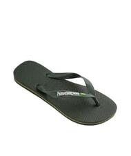 HAVAIANAS BRASIL LOGO Les tongs pour hommes olives vertes/olives vertes - Chaussures unisexe - 2
