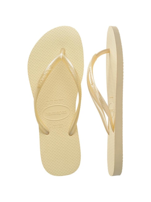 Tongs HAVAINAS SLIM crème au beurre - Chaussures Femme