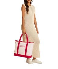 TOMMY HILFIGER TH SUMMER CANVAS Sac à bandoulière rouge primaire - Sacs pour Femme - 4