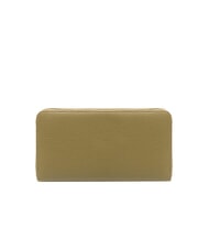 MANDARINA DUCK MELLOW  Grand portefeuille en cuir zippé aloès - Portefeuilles Femme - 3