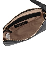 TOSCA BLU MOONY BAGS Sac &agrave; bandouli&egrave;re en cuir Noir - Sacs pour Femme - 3