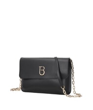 TOSCA BLU BIANCA Sac bandoulière en cuir avec chaîne Noir - Sacs pour Femme - 2