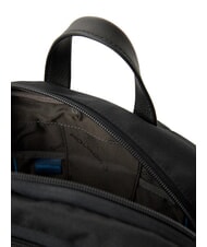 PIQUADRO BRIEF ECOLOGICA Sac à dos en tissu recyclé, ordinateur portable 14" Noir - Sacs à dos pour ordinateur portable - 3