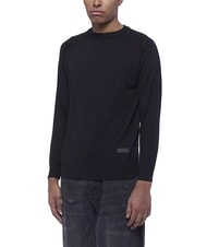 RICHMOND X MORI Pull à col rond noir2 - Pulls pour hommes - 4