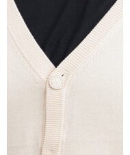 RICHMOND X LICONE Cardigan col en V avec boutons blanc d'os - Pulls pour hommes - 3