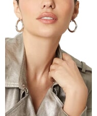 GUESS HOOPS I DID IT AGAIN Boucles d'oreilles Torchon - Boucles d'oreilles