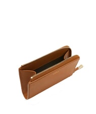 FURLA GOCCIA Porte-cartes en cuir avec zip Brandy - Portefeuilles Femme - 2