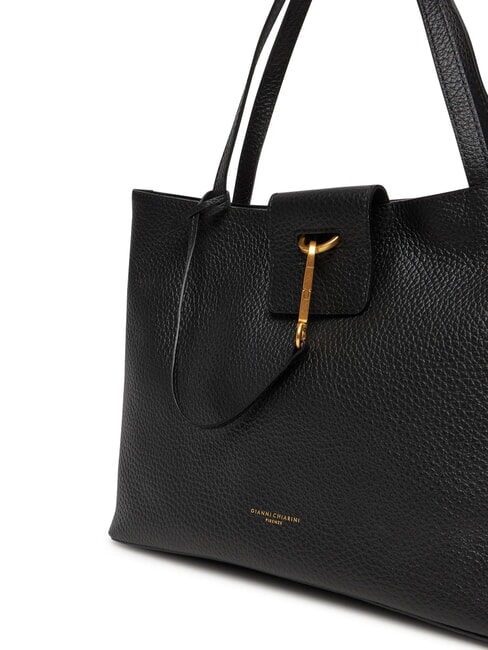 MARISOL Sac shopping en cuir Noir - Sacs pour Femme