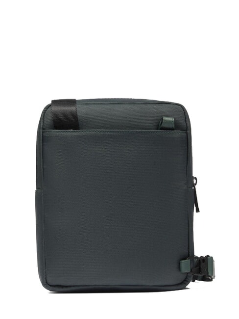 WOLLEM Sac iPad mini en tissu et cuir VERT - Sacs en Bandouli&egrave;res pour Homme