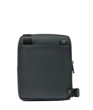 PIQUADRO WOLLEM Sac iPad mini en tissu et cuir VERT - Sacs en Bandouli&egrave;res pour Homme - 3