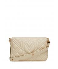LOVE MOSCHINO QUILTED S Mini sac à bandoulière Ivoire - Sacs pour Femme - 2
