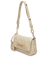 LOVE MOSCHINO QUILTED S Mini sac à bandoulière Ivoire - Sacs pour Femme - 3