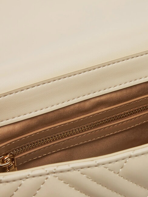 QUILTED S Mini sac à bandoulière Ivoire - Sacs pour Femme