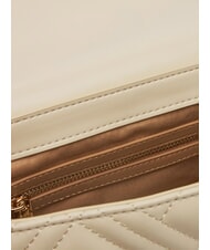 LOVE MOSCHINO QUILTED S Mini sac à bandoulière Ivoire - Sacs pour Femme - 4