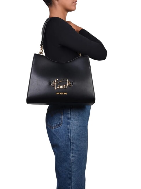 CURSIVE L Sac à bandoulière Noir - Sacs pour Femme