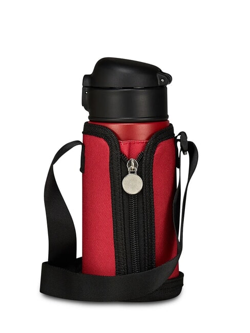 AS ROMA Bouteille d'eau thermale 460 ml avec porte-bouteille Noir - Bouteilles thermiques