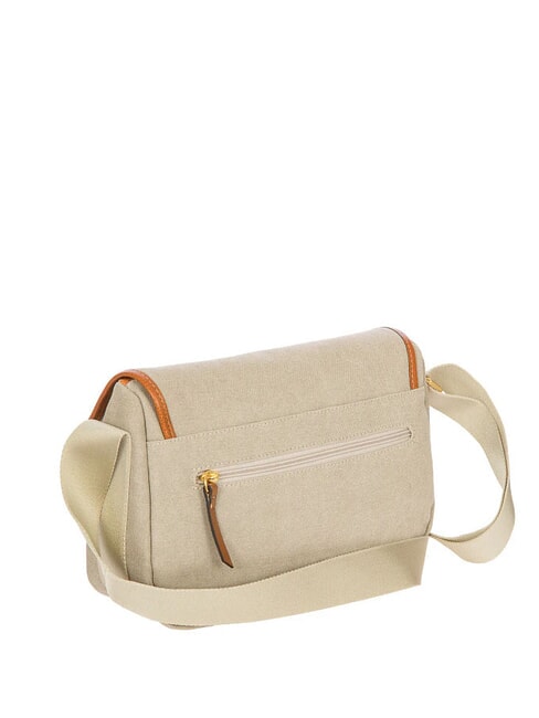 SORRENTO S Petit sac en toile avec rabat BEIGE - Sacs pour Femme