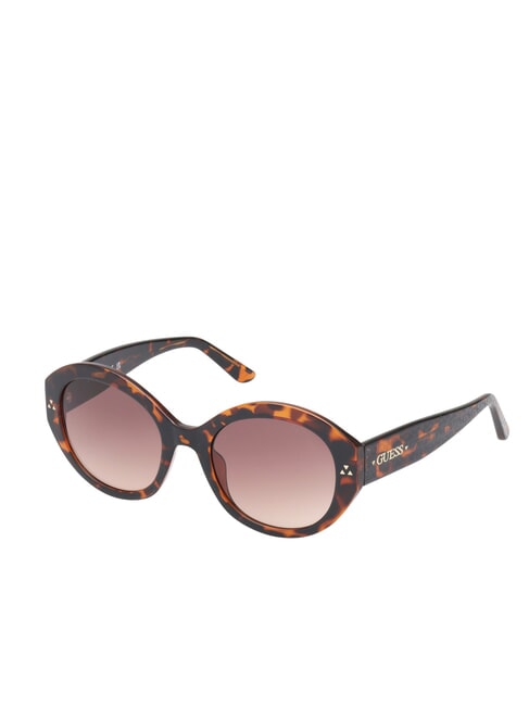 ROUND Lunettes de soleil havane foncé/marron dégradé - Lunettes femme