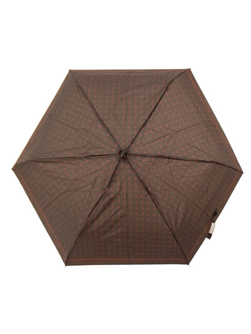 MINI Parapluie manuel coupe-vent cravate marron 03 - Parapluies