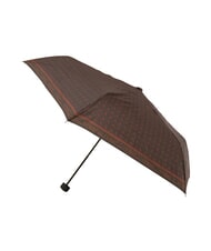 FERRÈ MINI Parapluie manuel coupe-vent cravate marron 03 - Parapluies - 3