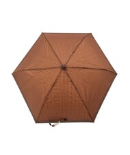 FERRÈ MINI Parapluie manuel coupe-vent cravate marron 01 - Parapluies - 2