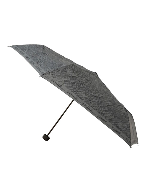 MINI Parapluie manuel coupe-vent cravate grise 02 - Parapluies