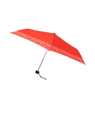 FERRÈ LOGO ALL OVER Mini parapluie manuel rouge02 - Parapluies - 3