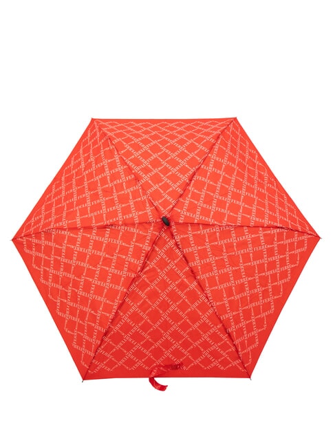 LOGO ALL OVER Mini parapluie manuel rouge01 - Parapluies