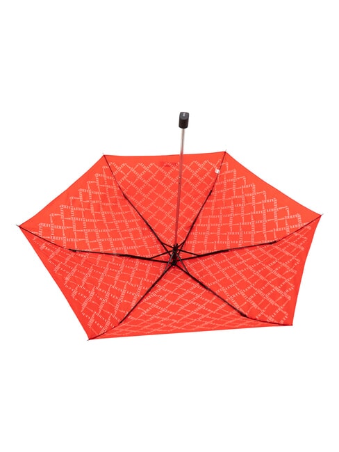 LOGO ALL OVER Mini parapluie manuel rouge01 - Parapluies