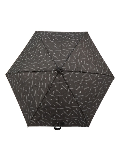 LOGO ALL OVER Mini parapluie manuel noir03 - Parapluies