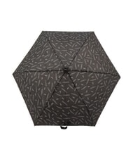 FERRÈ LOGO ALL OVER Mini parapluie manuel noir03 - Parapluies - 2