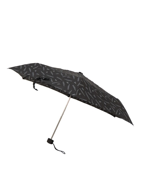 LOGO ALL OVER Mini parapluie manuel noir03 - Parapluies