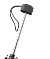 FERRÈ LOGO ALL OVER Mini parapluie manuel noir03 - Parapluies - 4