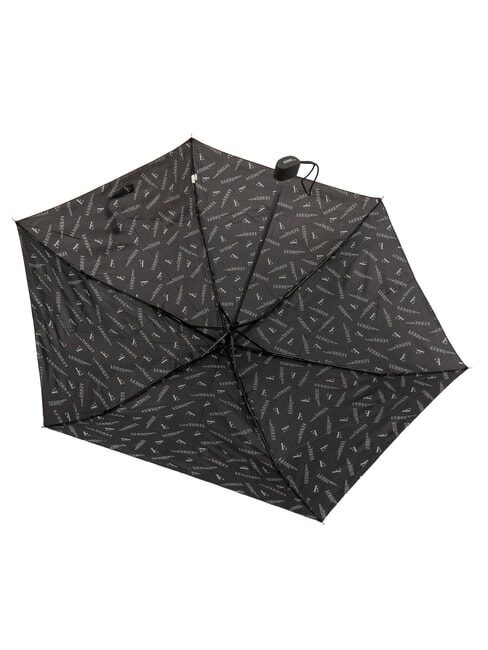 LOGO ALL OVER Mini parapluie manuel noir03 - Parapluies