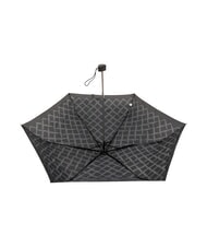 FERRÈ LOGO ALL OVER Mini parapluie manuel noir01 - Parapluies - 5