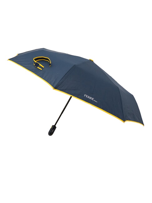 MINI Parapluie à ouverture/fermeture automatique bleu marine / jaune - Parapluies