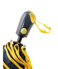 FERRÈ MINI Parapluie à ouverture/fermeture automatique bleu marine / jaune - Parapluies - 4