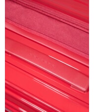 PIQUADRO PQ-LIGHT Chariot extensible moyen rouge2 - Valises Rigides - 6