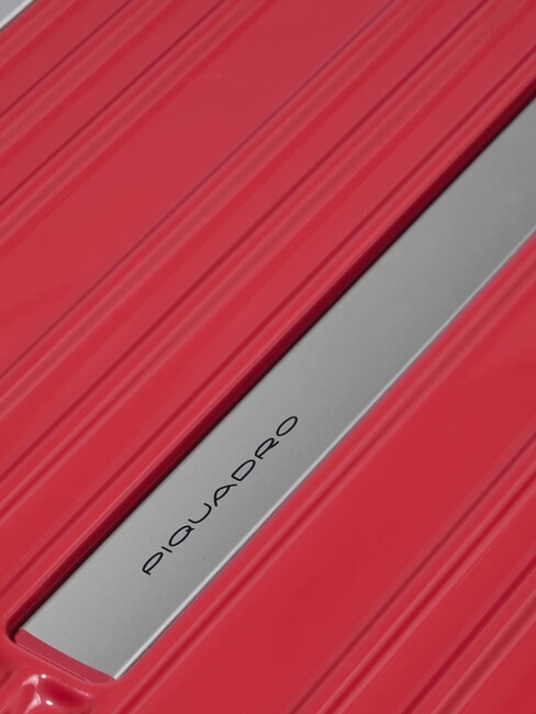 PQ-LIGHT Trolley cabine ultra fin rouge2 - Valises cabine